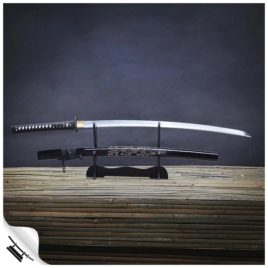 foto Kawashima �emesln� replika me�e katana Gohan, motiv bambusu, AISI 1045